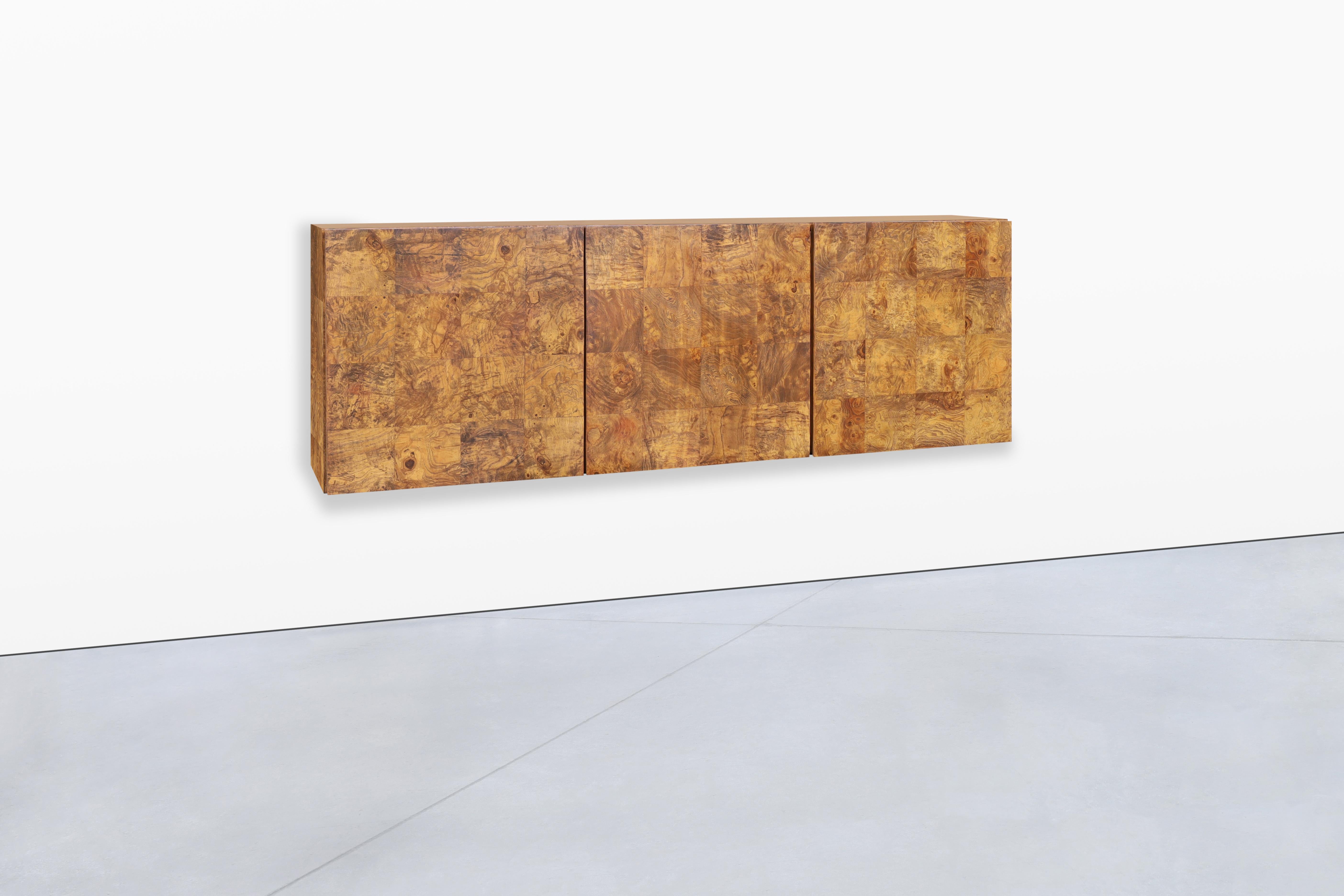 Fine XX secolo Credenza a muro in Wood Wood d'epoca di Milo Baughman per Thayer Coggin in vendita