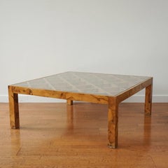 Vintage Burlwood Coffee Table