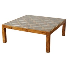 Used Burlwood Coffee Table