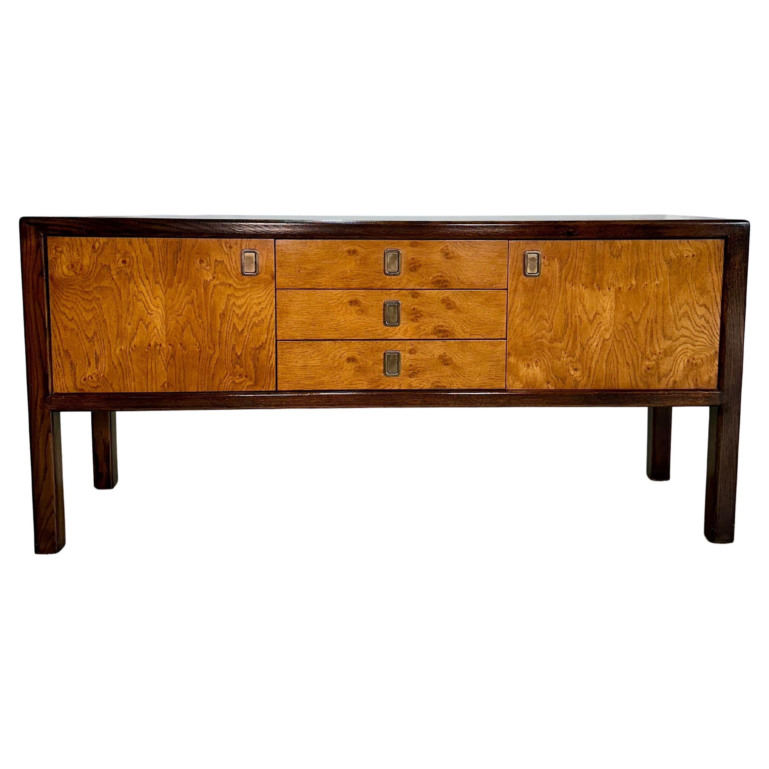 Vintage Burlwood Credenza by Century Furniture