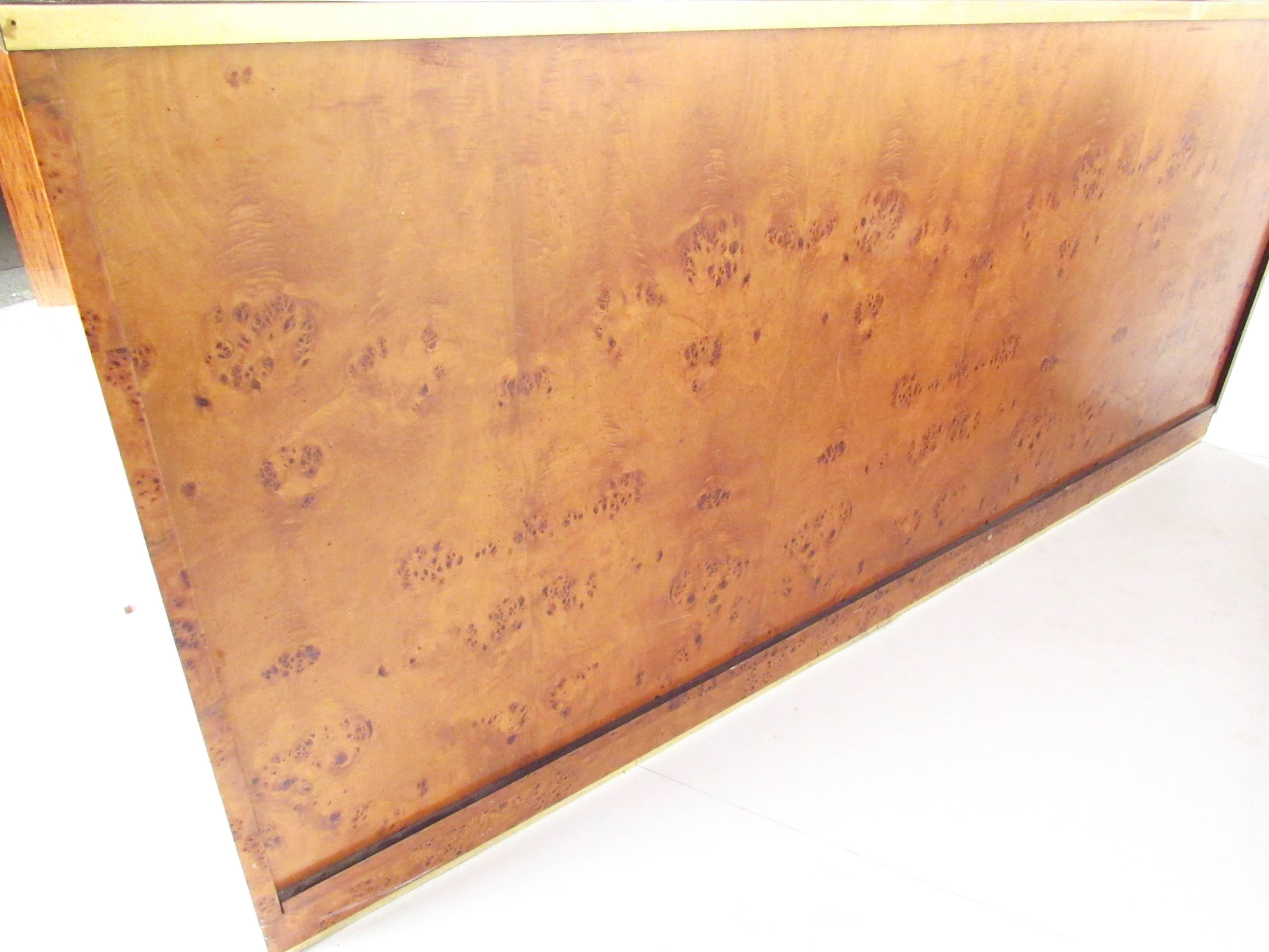 Vintage Burl Wood Sideboard after Romeo Rega For Sale 9