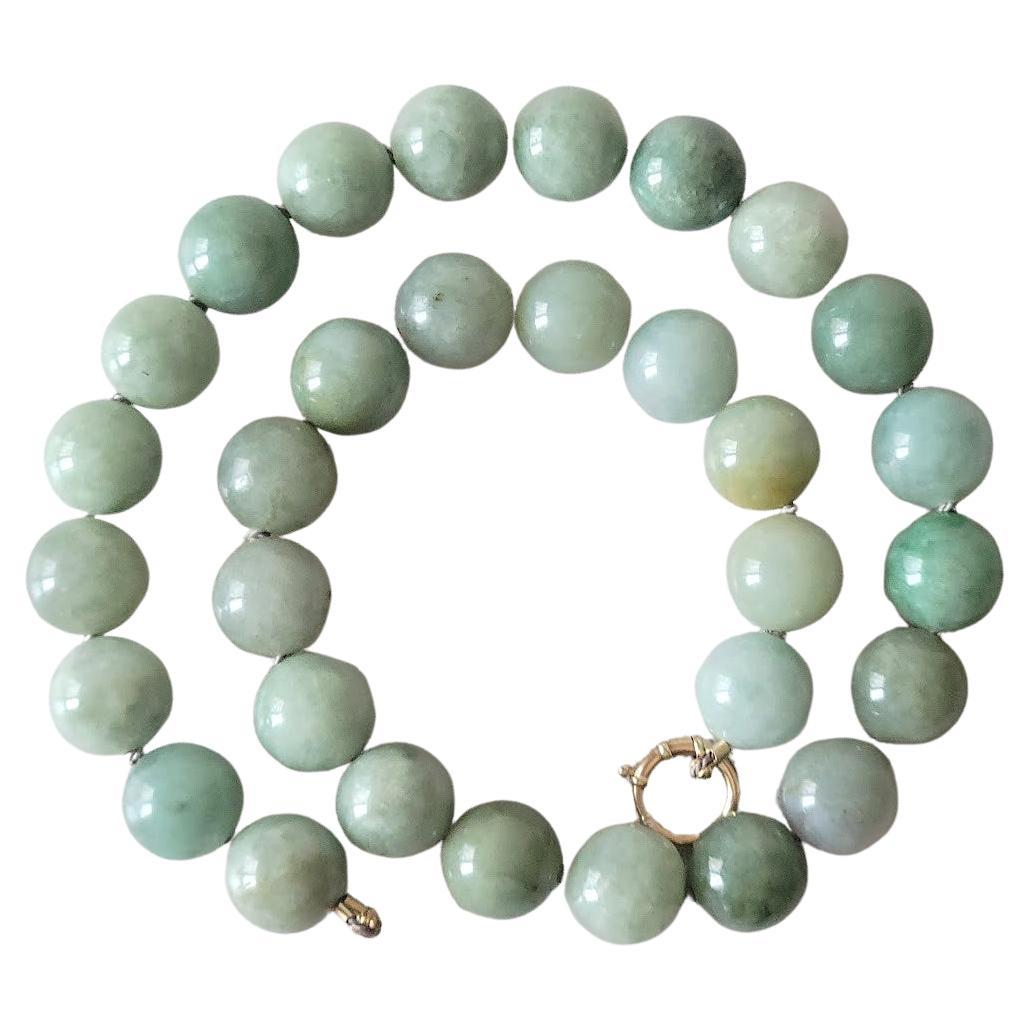 Vintage Burmese Jade Necklace