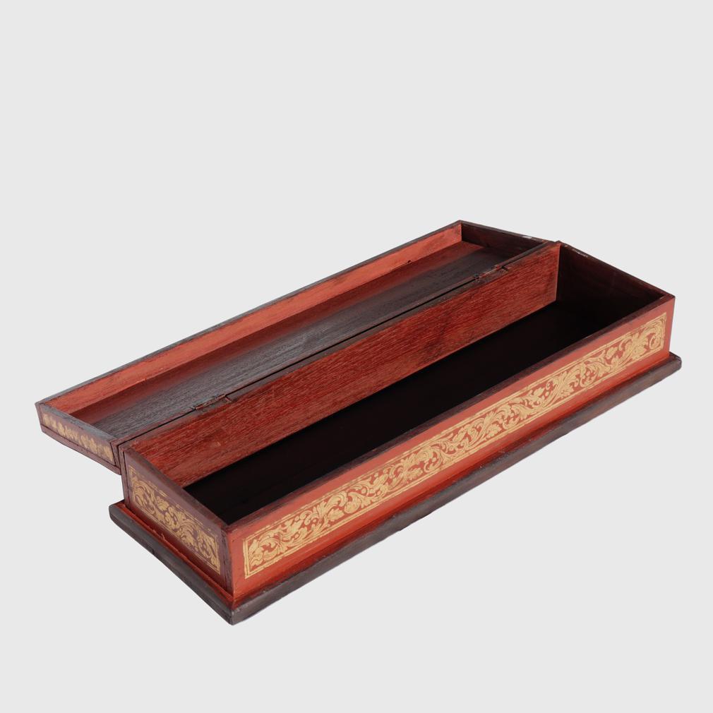 Vintage Burmese Kammavaca Manuscript Chest For Sale 2
