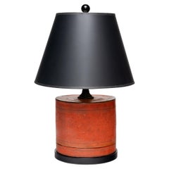 Vintage Burmese Lacquer Table Lamp