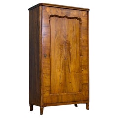 Armoire vintage en ronce de noyer de style Biedermeier, années 1930