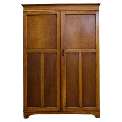 Vintage Burr Walnut Compactum Wardrobe, 1930s