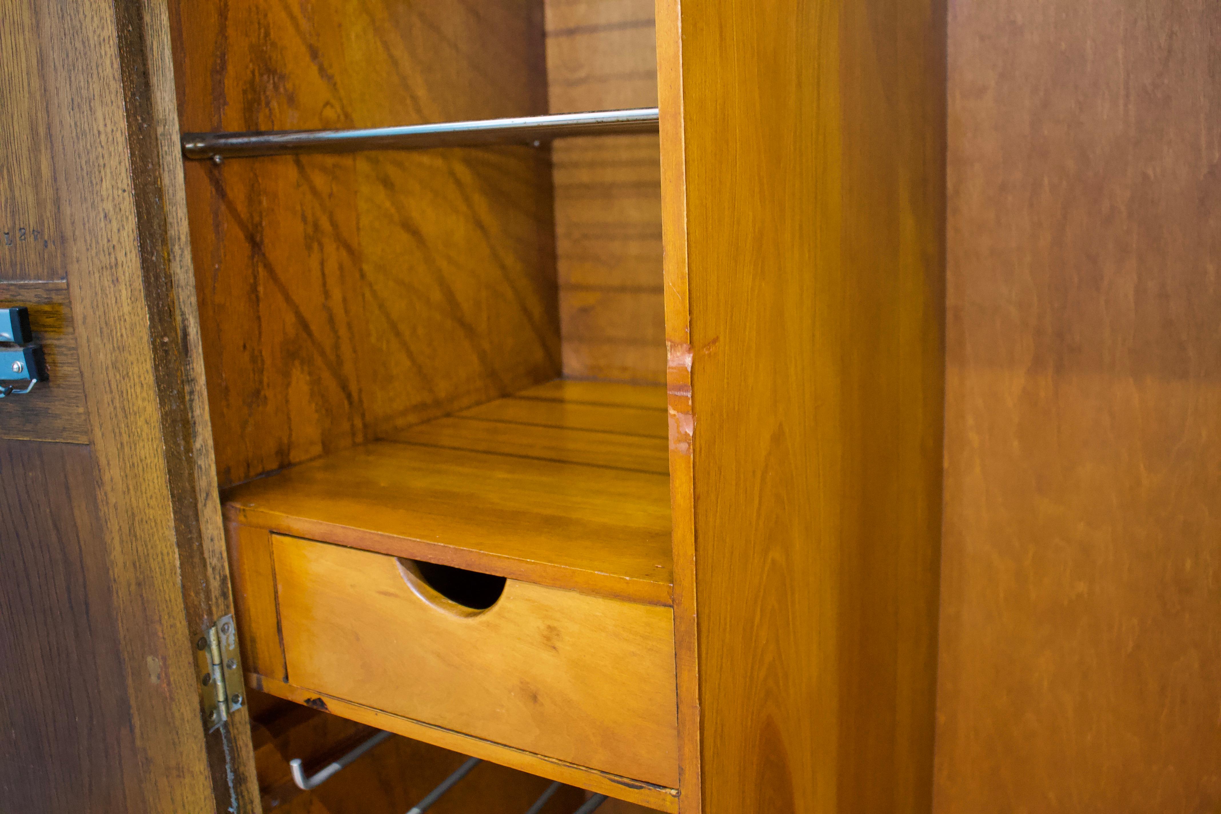 Vintage Burr Walnut Compactum Wardrobe from Harris Lebus, 1930s 3