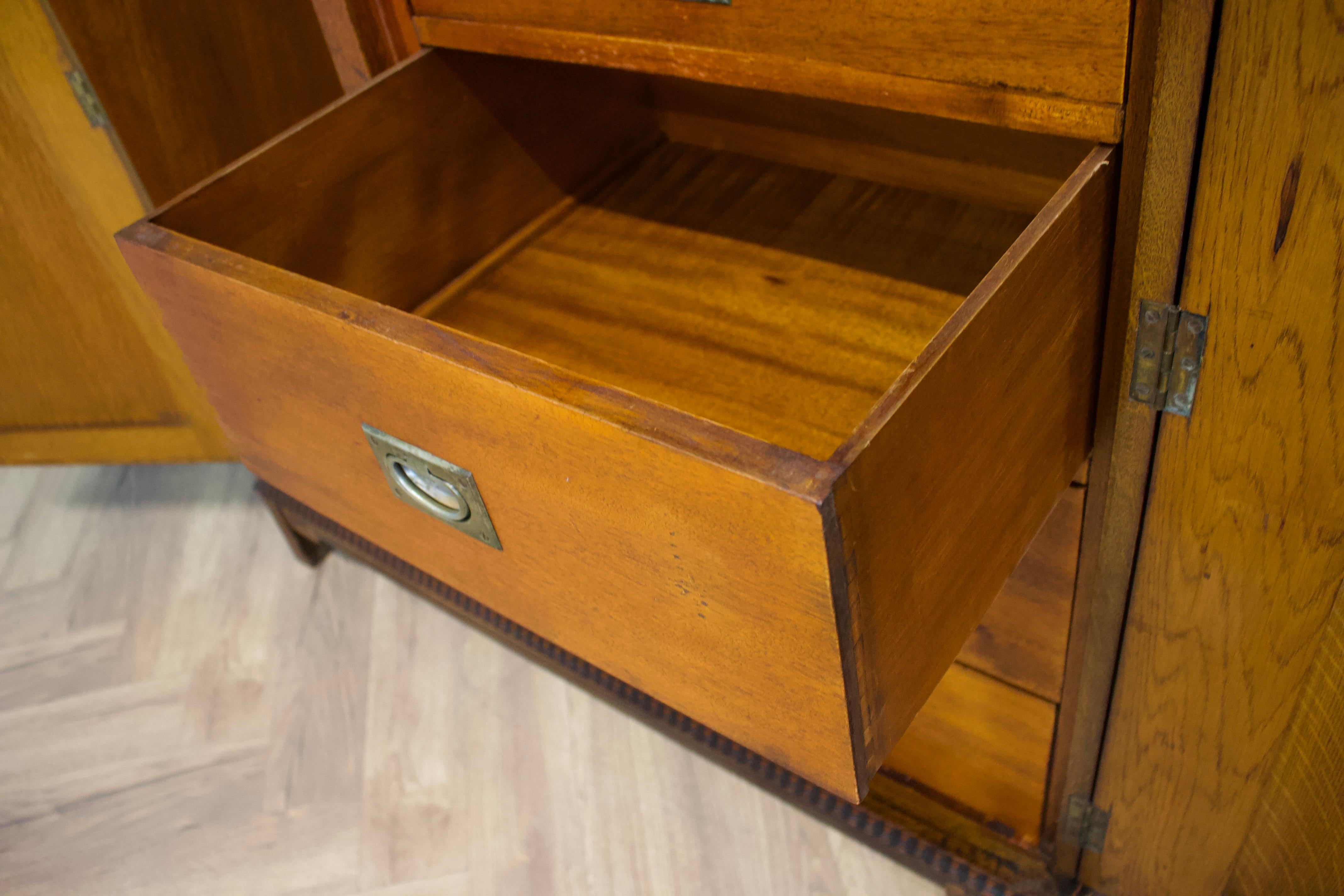 Wood Vintage Burr Walnut Compactum Wardrobe from Harris Lebus, 1930s