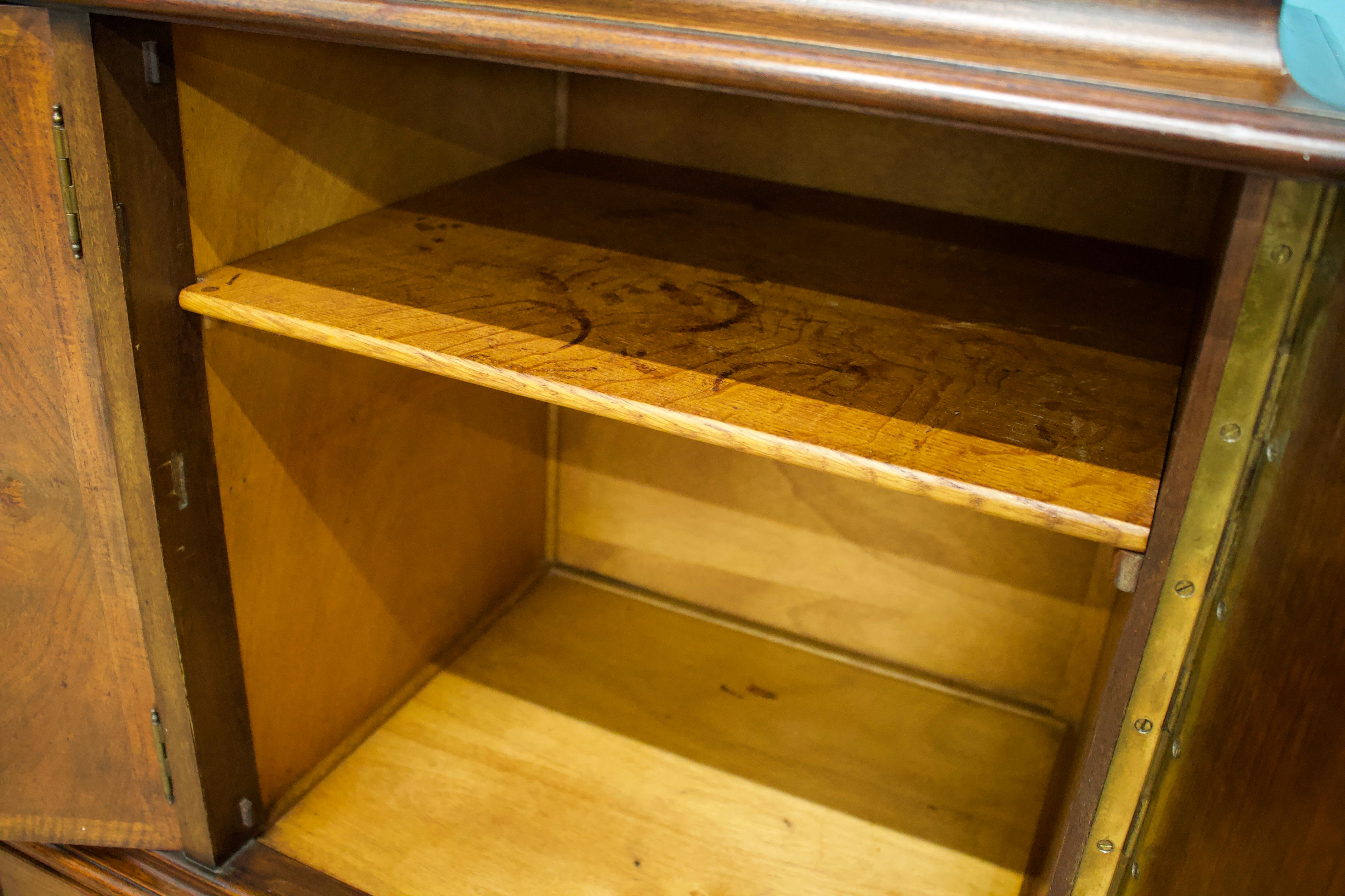 Vintage Burr Walnut Drinks Cabinet, 1920s 4