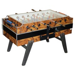 ViNTAGE BURR WALNUT GARLANDO CHAMPION F2 FOOTBALL / FOOSBALL TABLE LOVELY ORDER