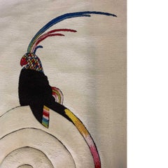 Vintage Burt Groedel Wool Wall Tapestry