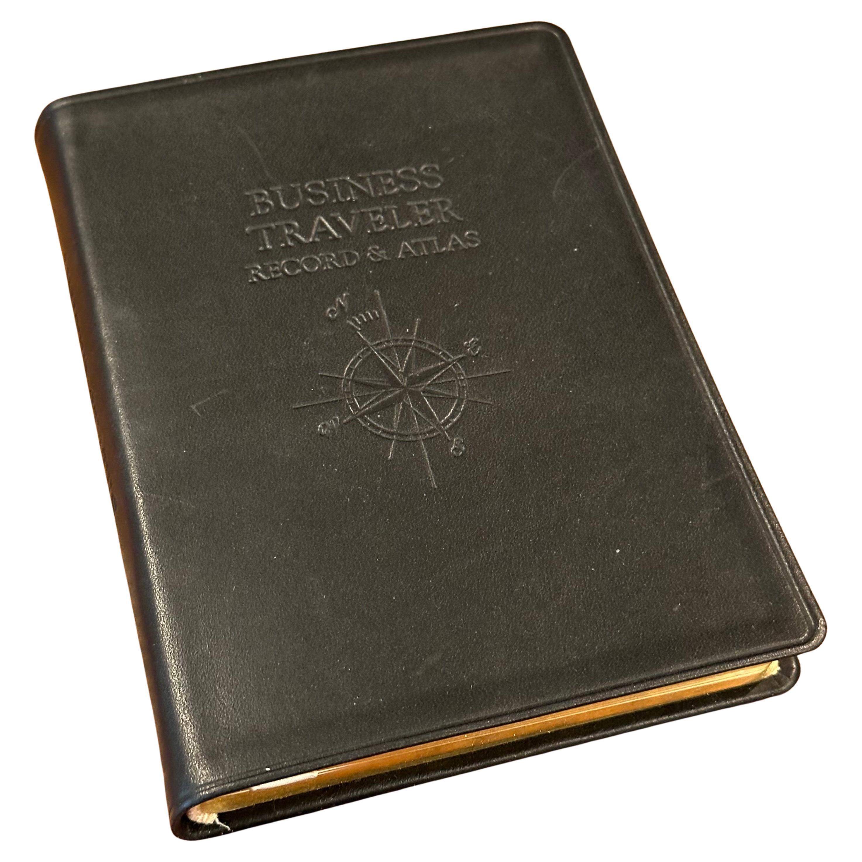 Vintage "Business Traveler Record & Atlas" Book by Crane's - New Old Stock