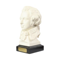 Vintage Bust Mozart Biscuit Porcelain Goebel Bochmann