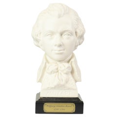 Busto Mozart d'epoca in porcellana Goebel Bochmann