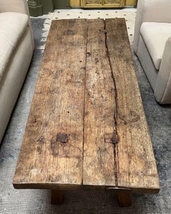 Vintage Butcher Block Coffee Table