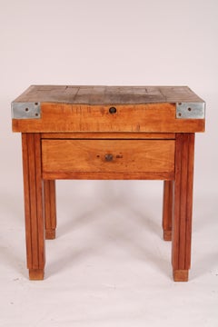 Vintage Butcher Block Table