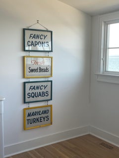 Vintage Butcher Shop Sign
