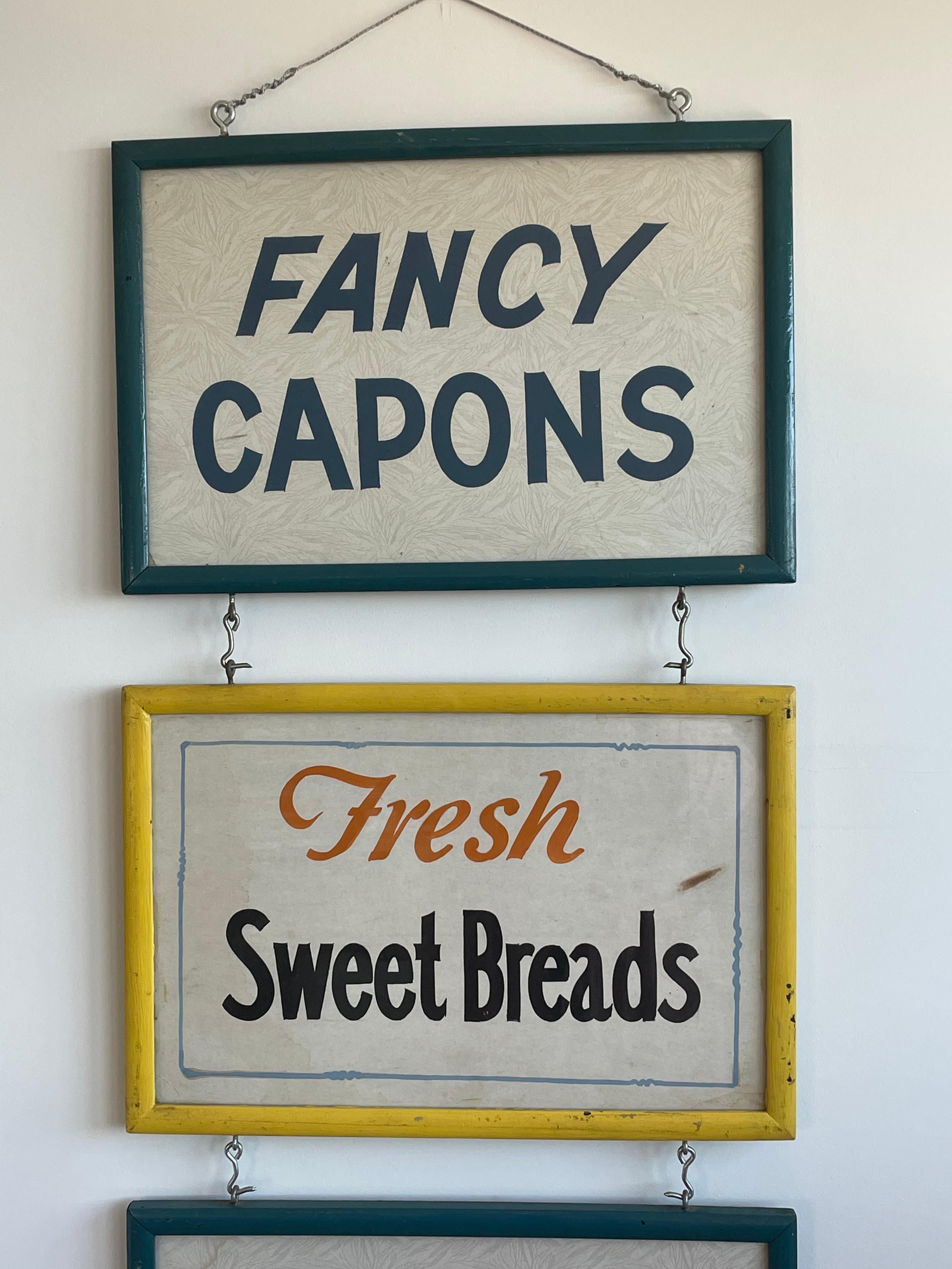 Vintage Butcher Shop Sign For Sale 1