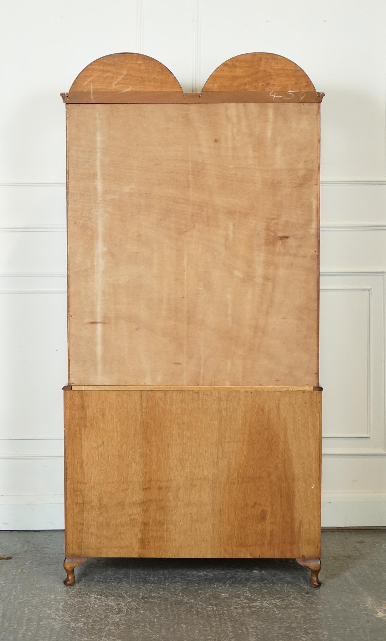 VINTAGE BUTILUX CiRCA 1960'S ART DECO DOME SHAPE BURR WALNUT DOUBLE WARDROBE 11