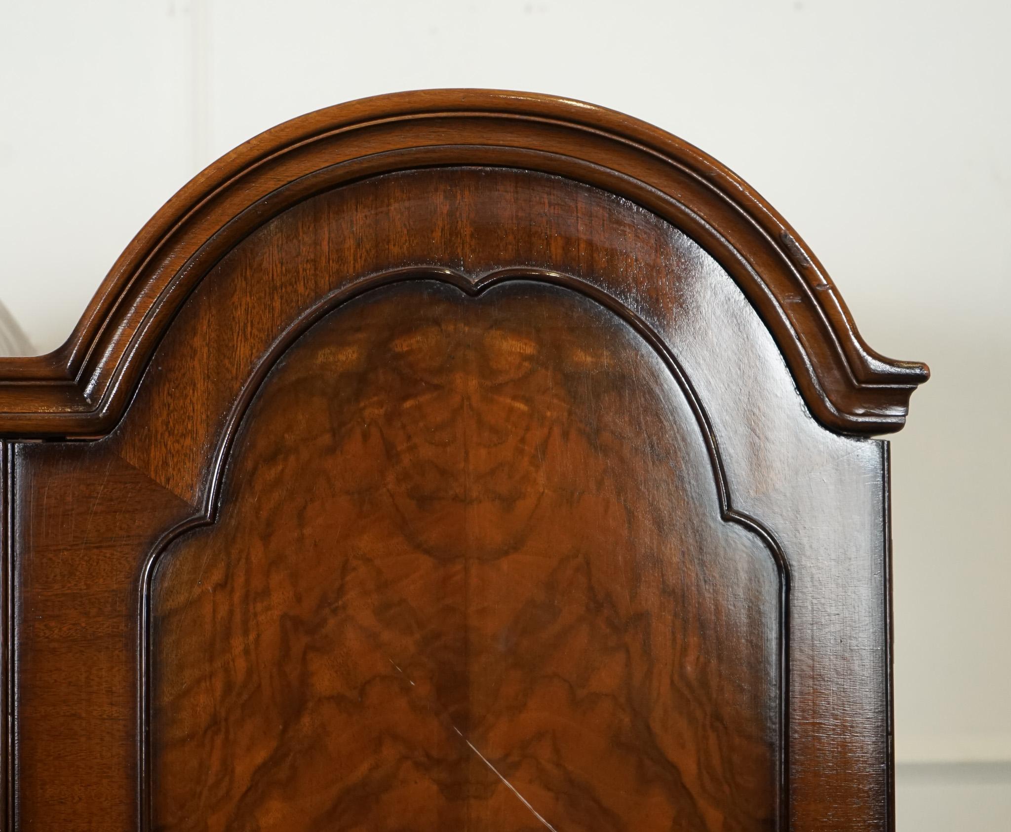 VINTAGE BUTILUX CiRCA 1960'S ART DECO DOME SHAPE BURR WALNUT DOUBLE WARDROBE 1