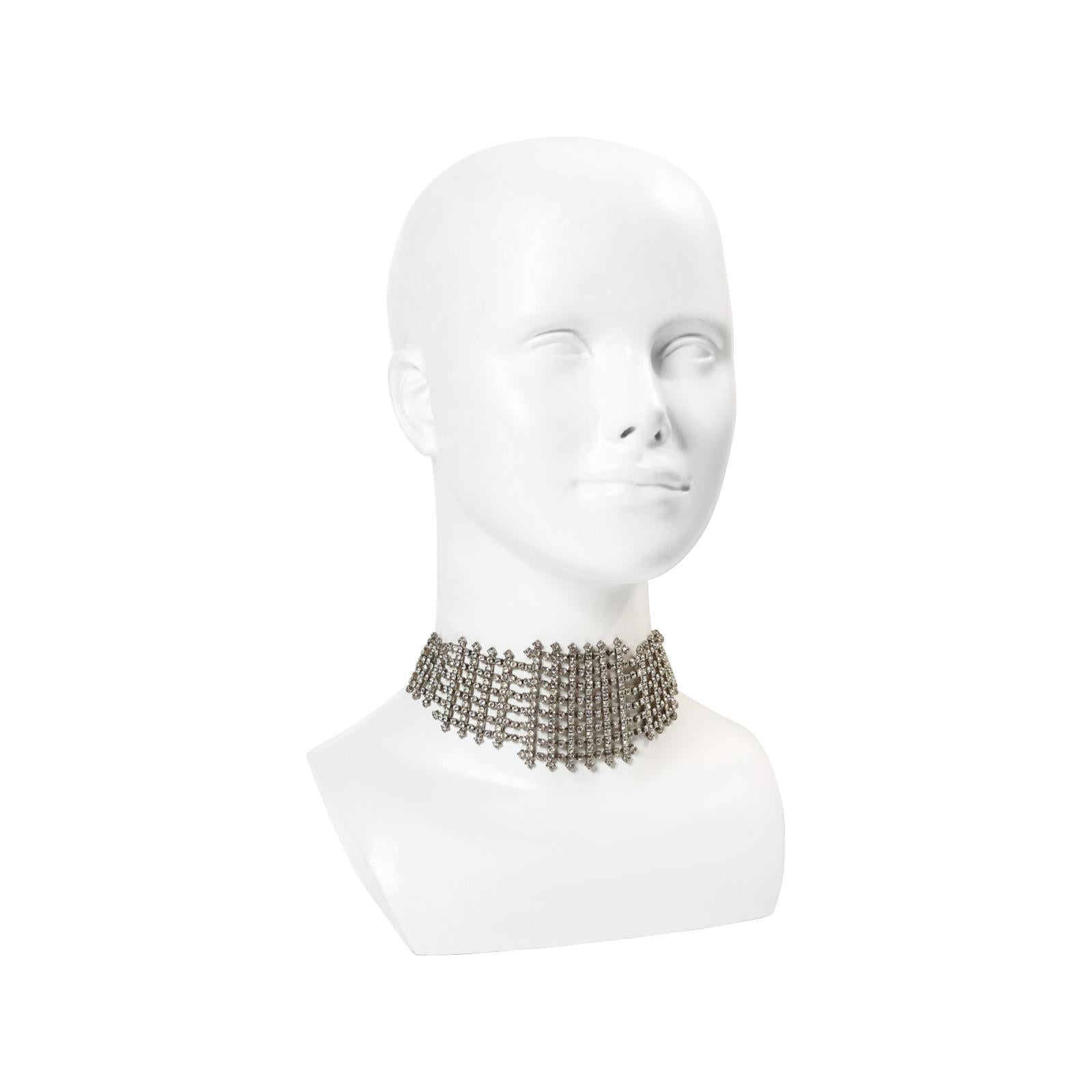 Vintage Butler and Wilson Diamante Choker Circa 1990s 2