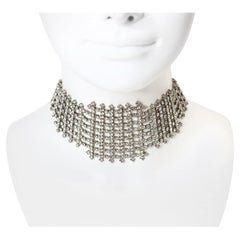 Vintage Butler and Wilson Diamante Choker Circa 1990s