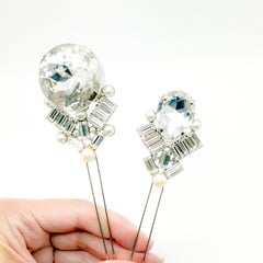 Accessori per capelli in cristallo Butler & Wilson vintage anni '80