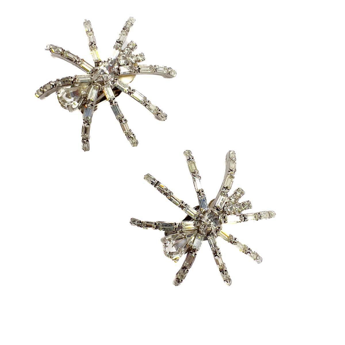 A super-cool pair of Vintage Butler & Wilson Spider Earrings. The spider, one of Butler & Wilson's most iconic styles is perfectly proportioned for the lobe. A brilliant and time immortal style statement that oozes whimsy and sass.
Butler and Wilson