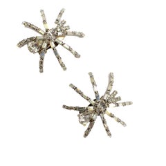 Vintage Butler & Wilson Spider Earrings 1980s