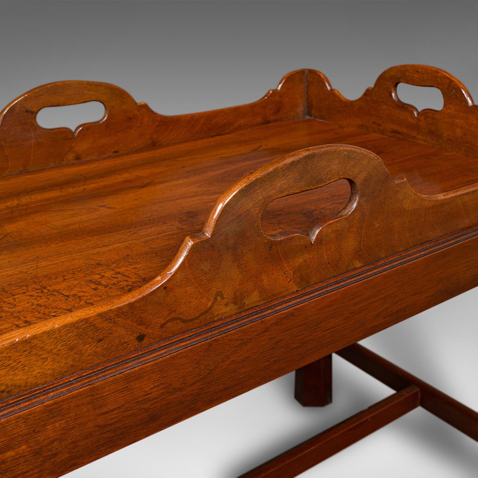Vintage Butler's Serving Table, Englisch, Afternoon Tea Tablett auf Ständer, Art Deco im Angebot 3