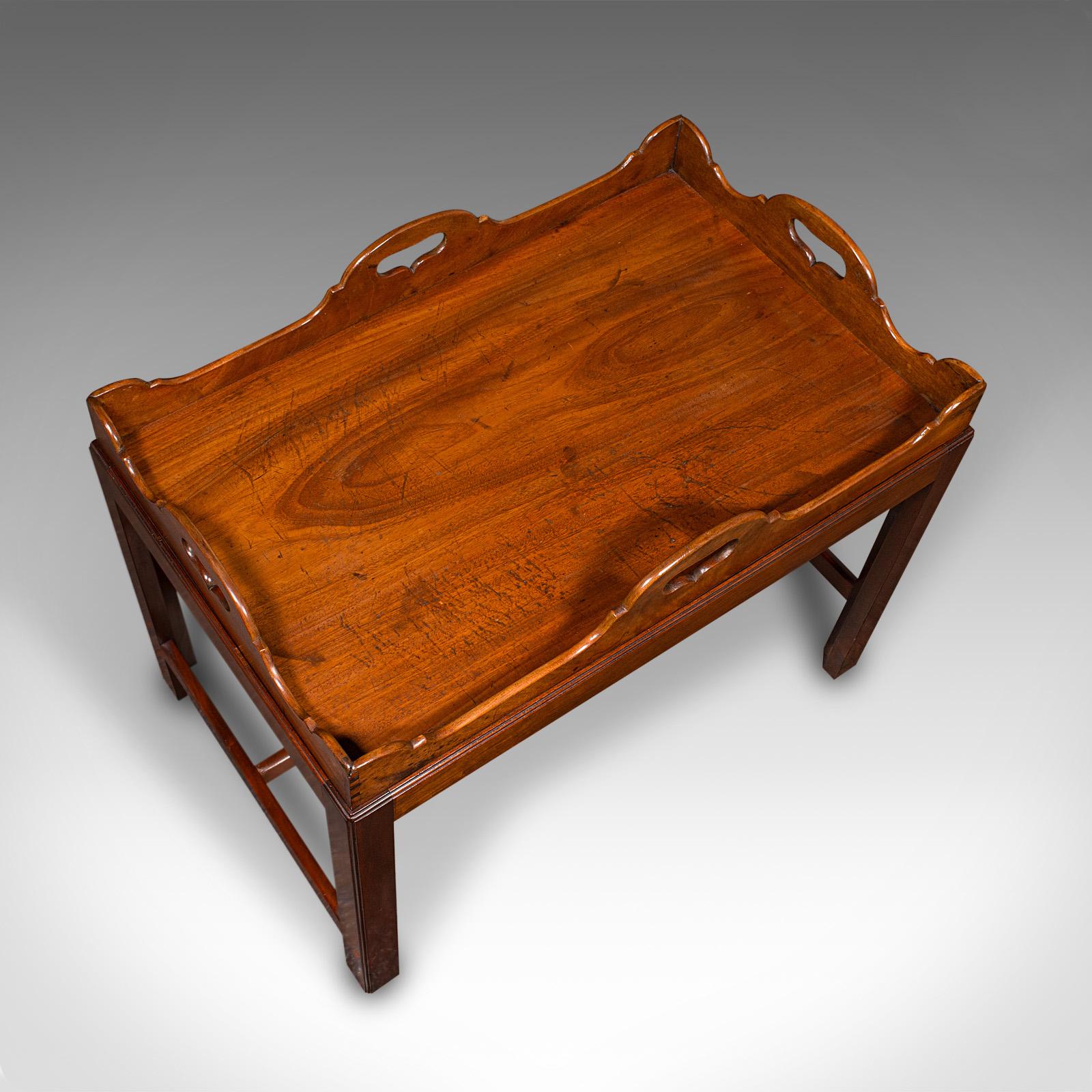 Vintage Butler's Serving Table, Englisch, Afternoon Tea Tablett auf Ständer, Art Deco im Angebot 1