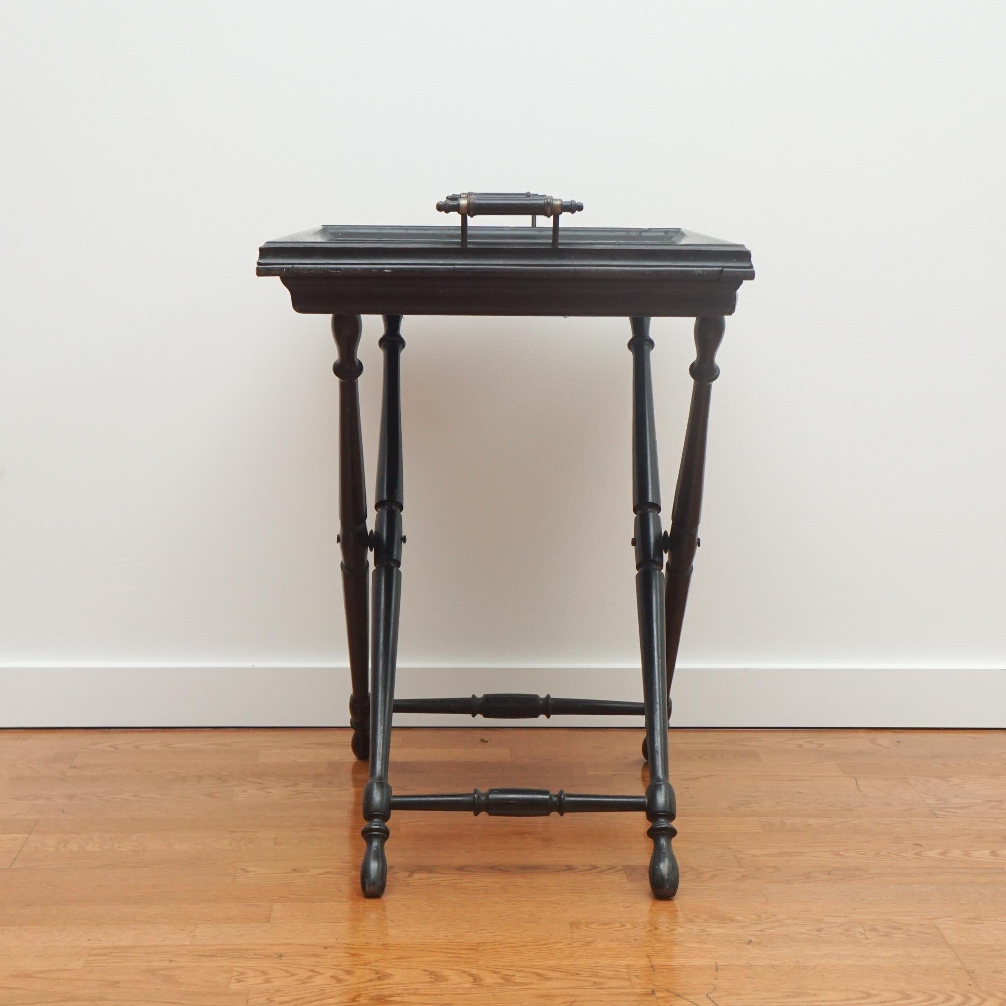 Machine-Made Vintage Butler's Tray Table For Sale