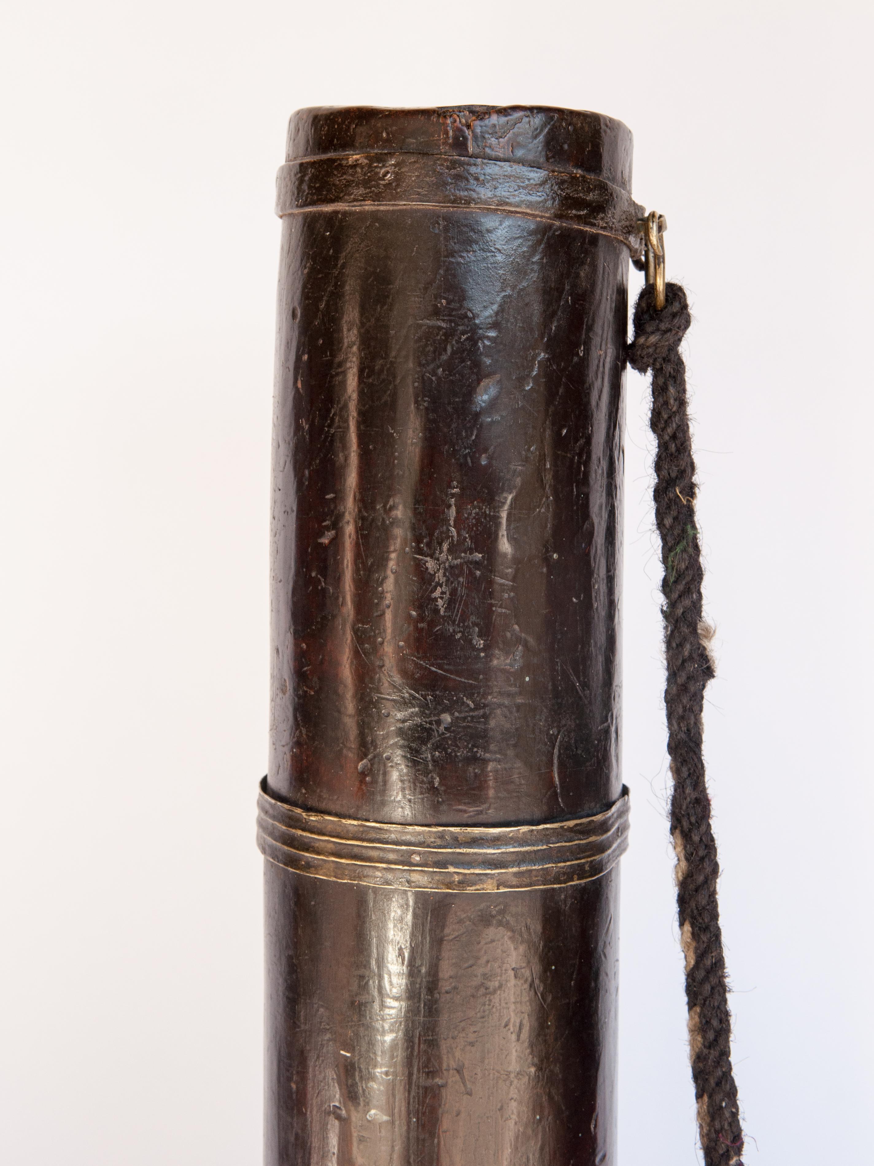Vintage Butter Tea Pot and Churning Rod, Bhote People of Nepal, Mid-20th Century 1