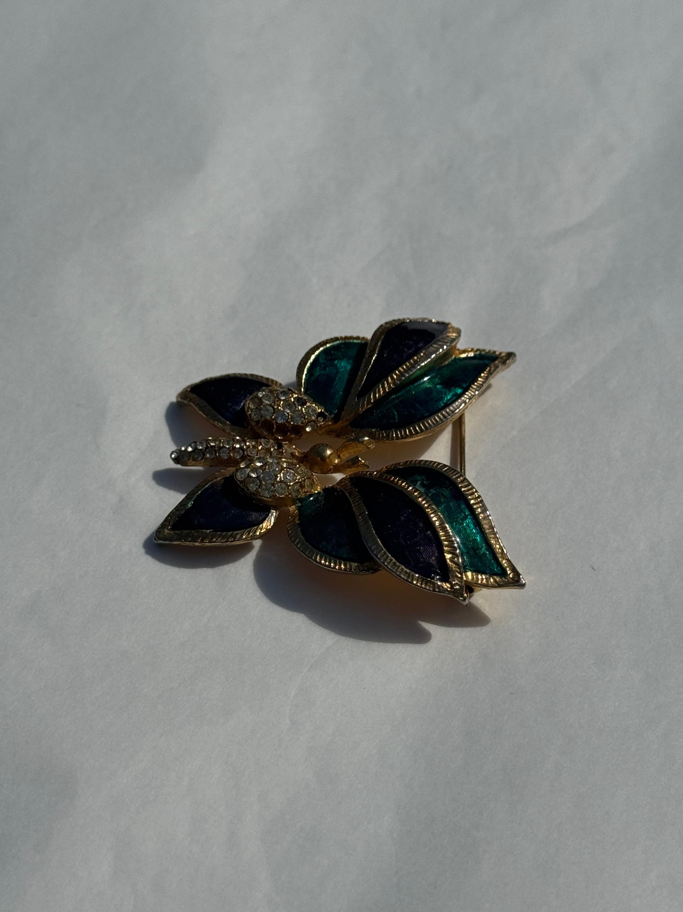 Vintage Butterfly Brooch For Sale 1