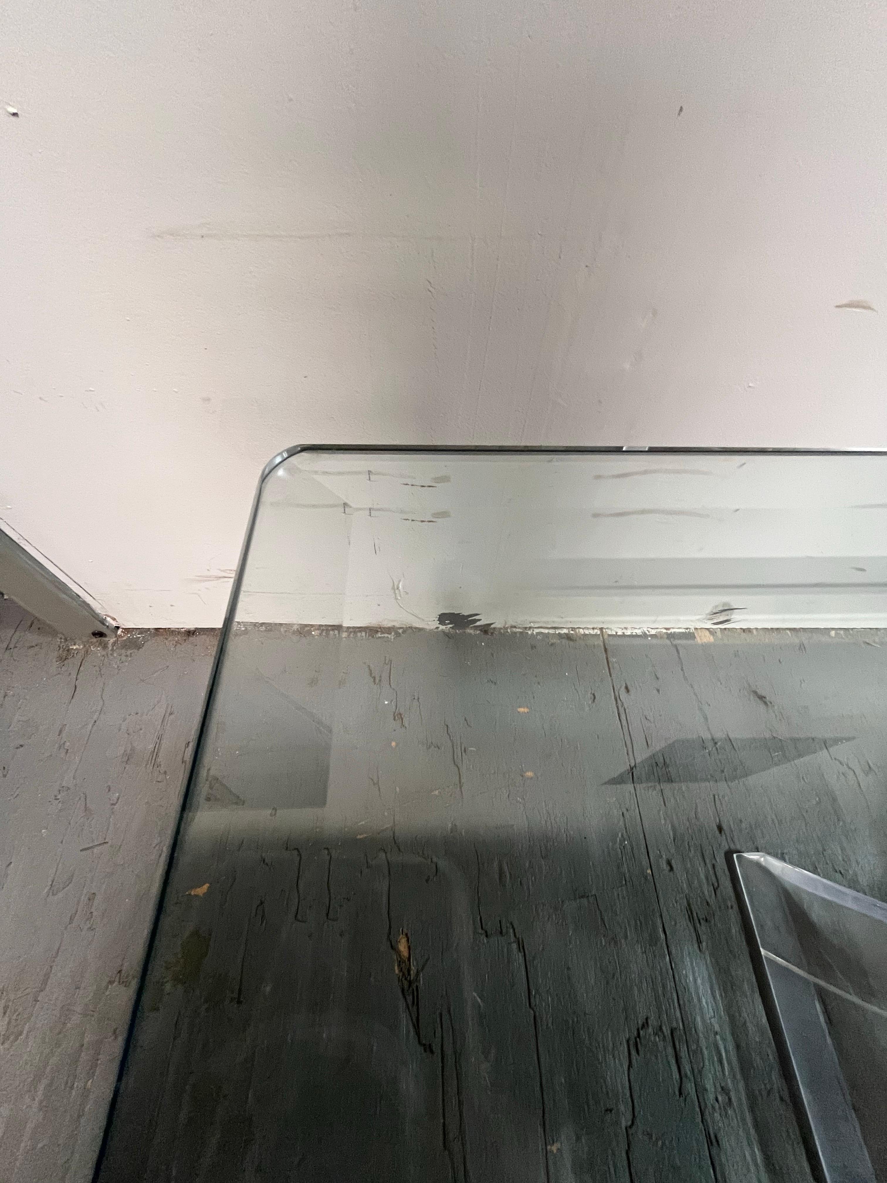 Vintage Butterfly Lucite and Glass Coffee Table In Good Condition For Sale In W Allenhurst, NJ