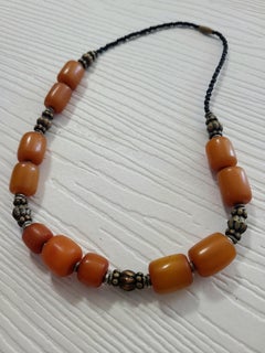 Vintage Butterscotch Berber Moroccan Necklace