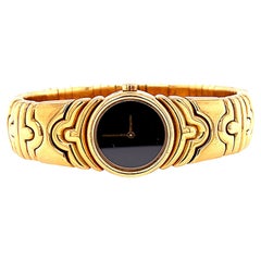 Vintage Bvlgari 18 Karat Gold Parentesi Watch