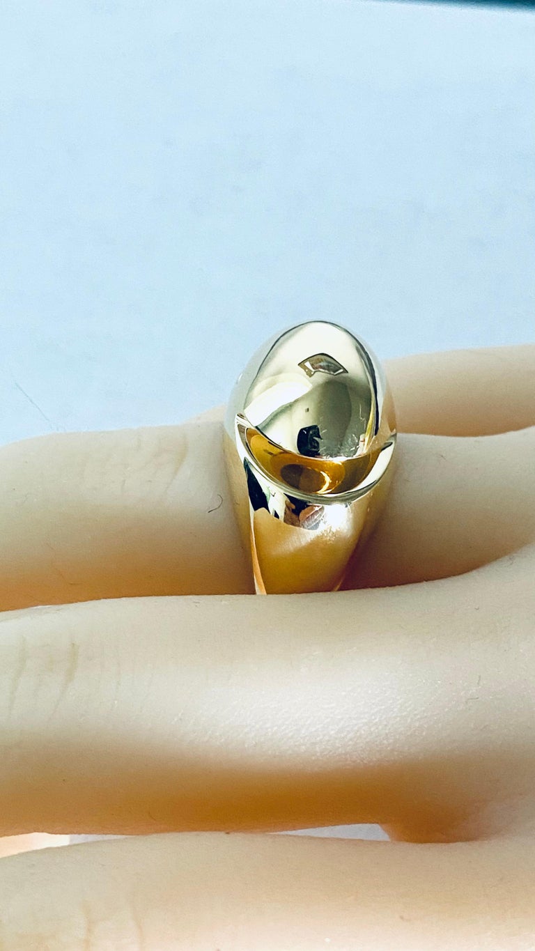 Vintage Bvlgari 18 Karat Yellow Gold Cabochon Ring Size 6 For Sale at 1stDibs 18 size ring bulgari cabochon ring bvlgari cabochon ring
