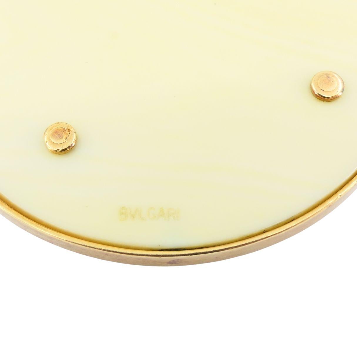 Ciondolo astrologico del Leone in osso d'oro 18k Bvlgari d'annata in vendita 7