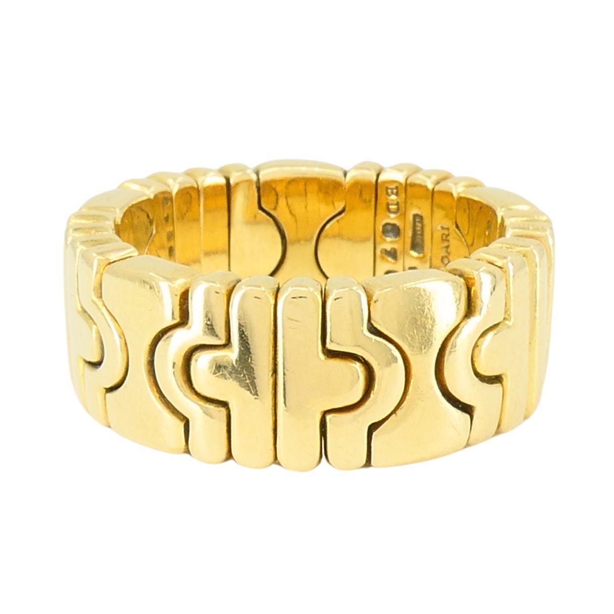 Anello Parentesi d'epoca in oro Bvlgari 18k in vendita 2
