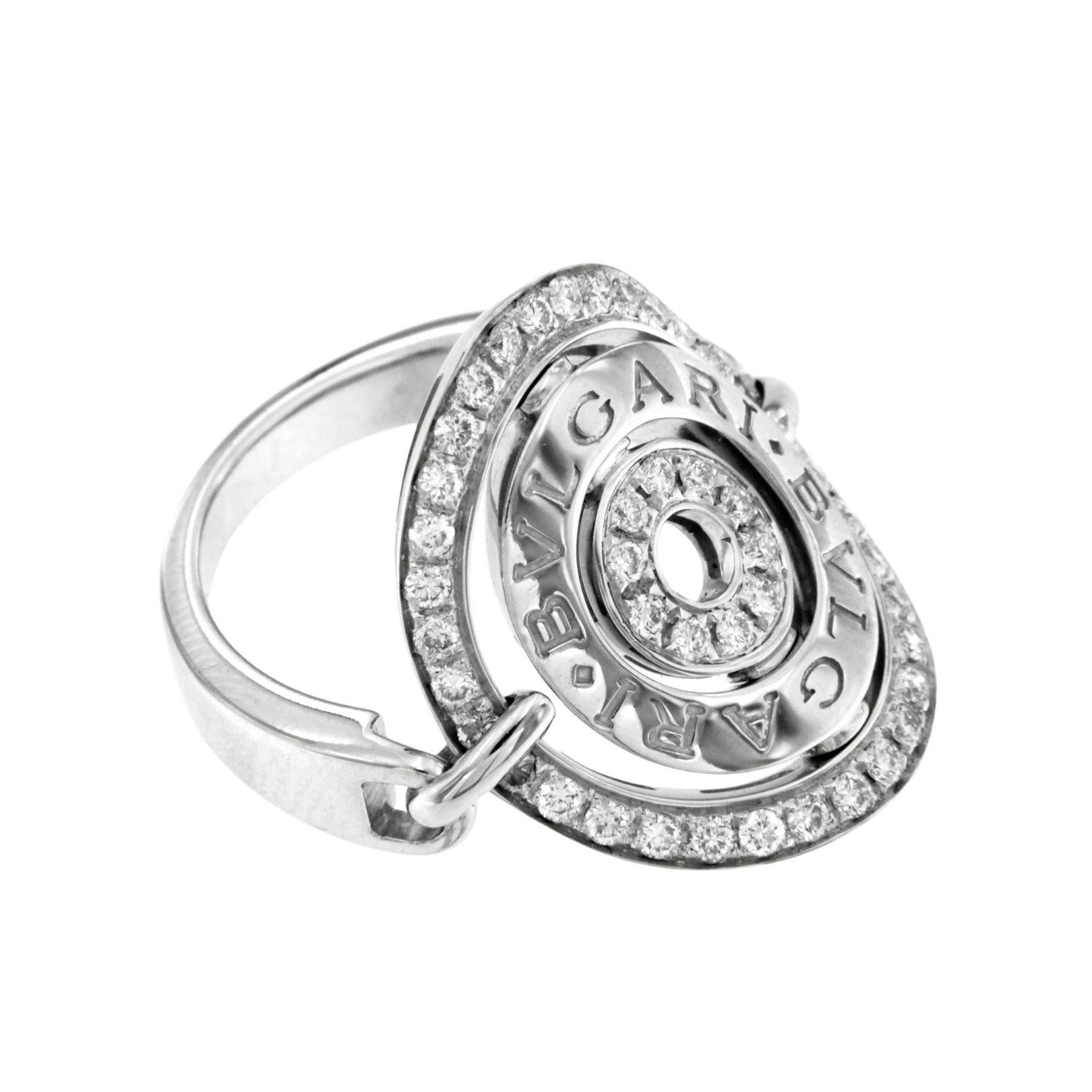 Contemporary Vintage Bvlgari Astrale Diamonds Ring