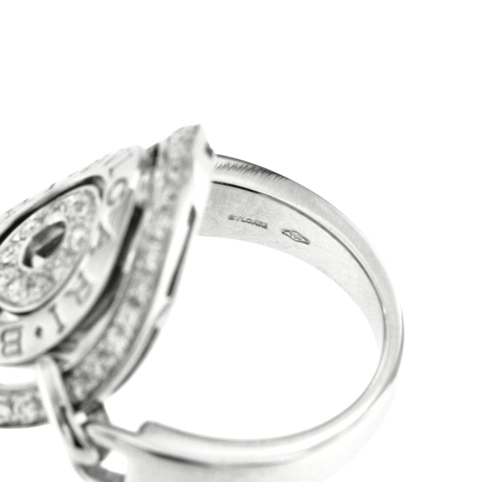 Vintage Bvlgari Astrale Diamonds Ring In Excellent Condition In Palermo, IT