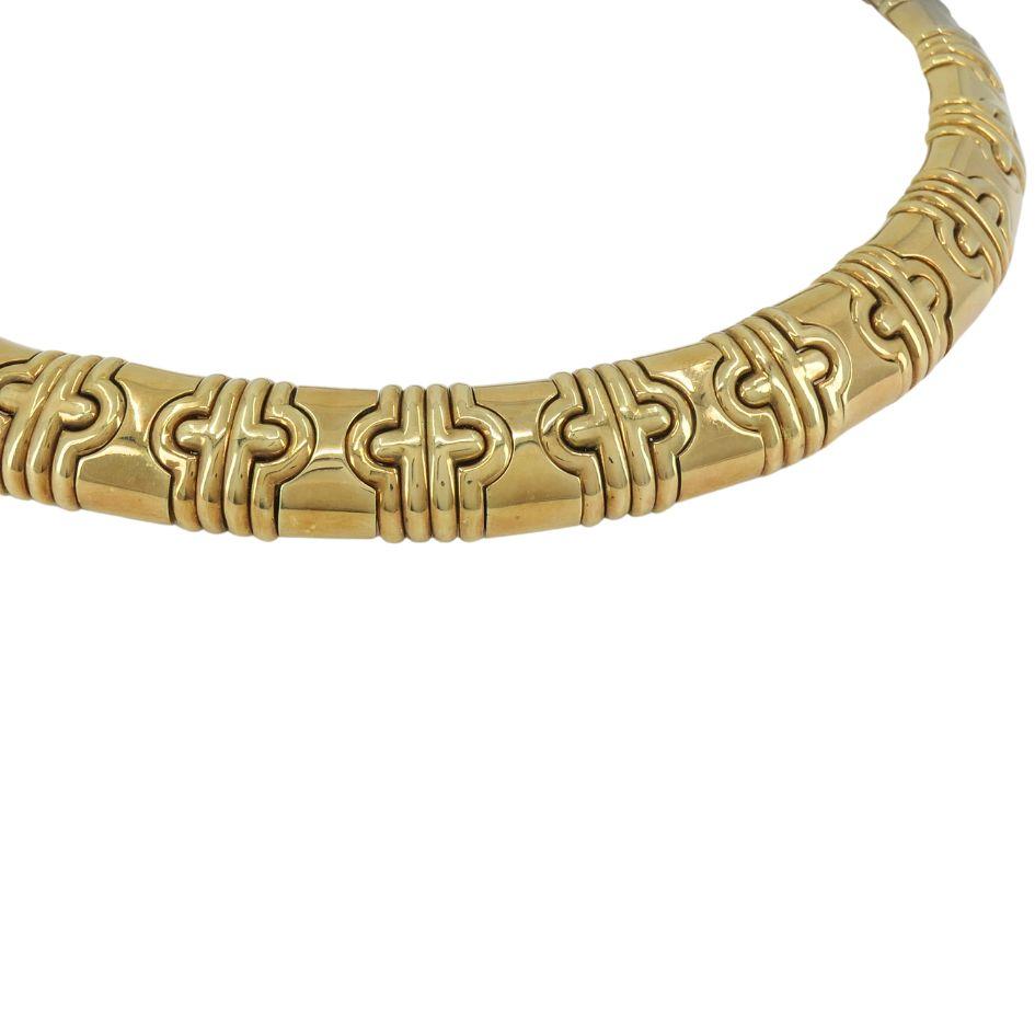 Vintage Bvlgari Bulgari Collana Parentesi in oro 18k in vendita 6