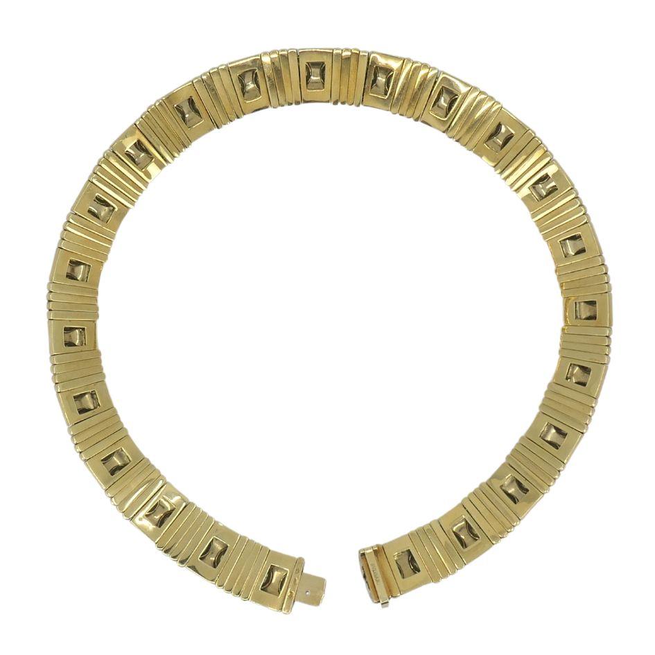 Vintage Bvlgari Bulgari Collana Parentesi in oro 18k in vendita 1