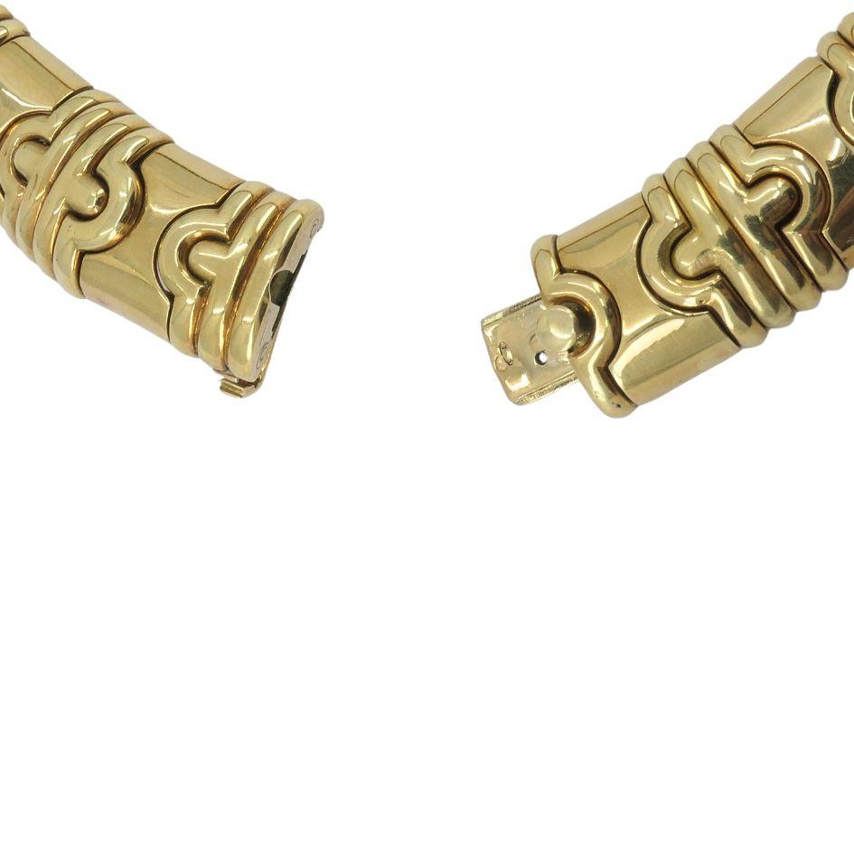 Vintage Bvlgari Bulgari Collana Parentesi in oro 18k in vendita 3
