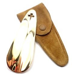 Vintage Bvlgari Bulgari Solid Yellow Gold Shoe Horn