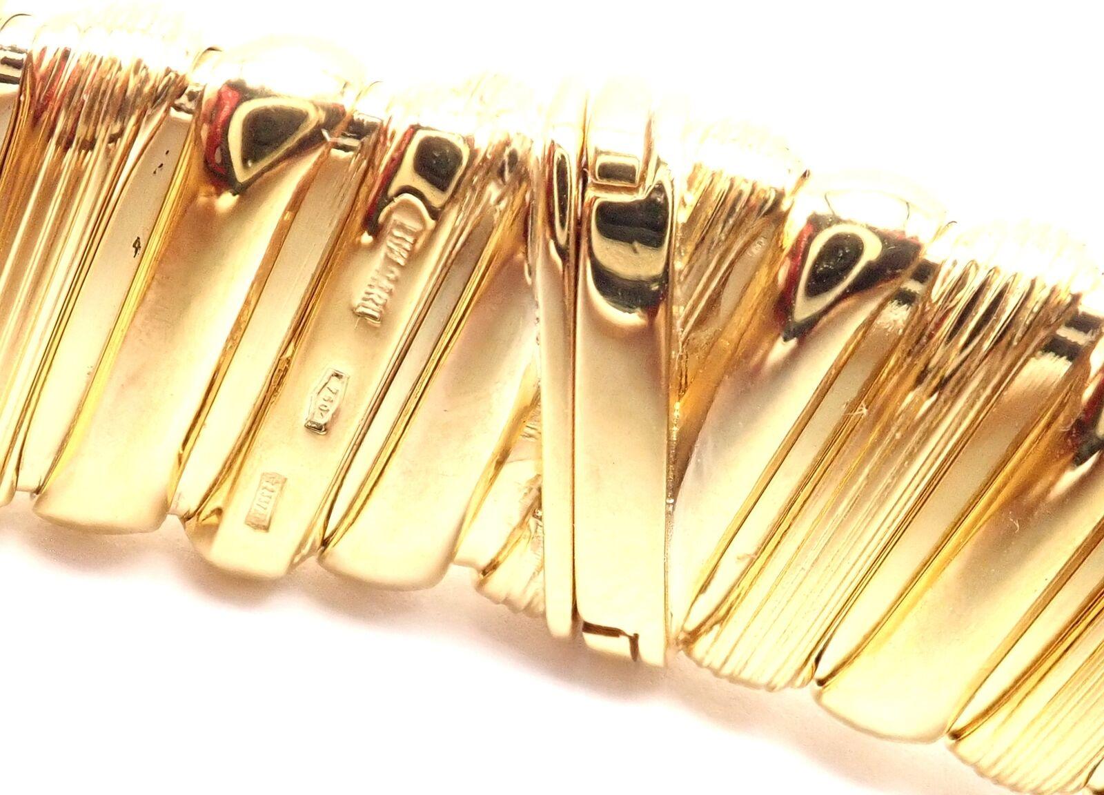 Bvlgari Bulgari, collier choker Tubogas vintage en or jaune 1