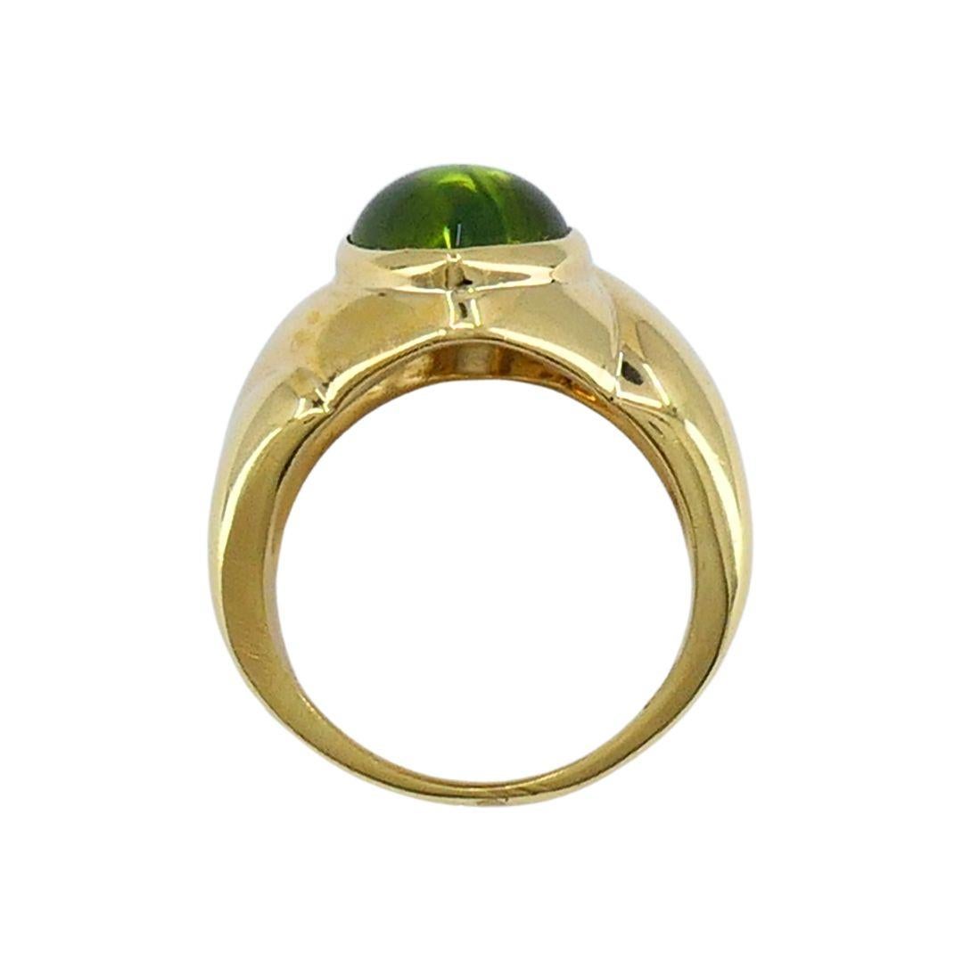 Anello Cuore Bvlgari d'epoca in oro 18 carati con pietre preziose in vendita 3