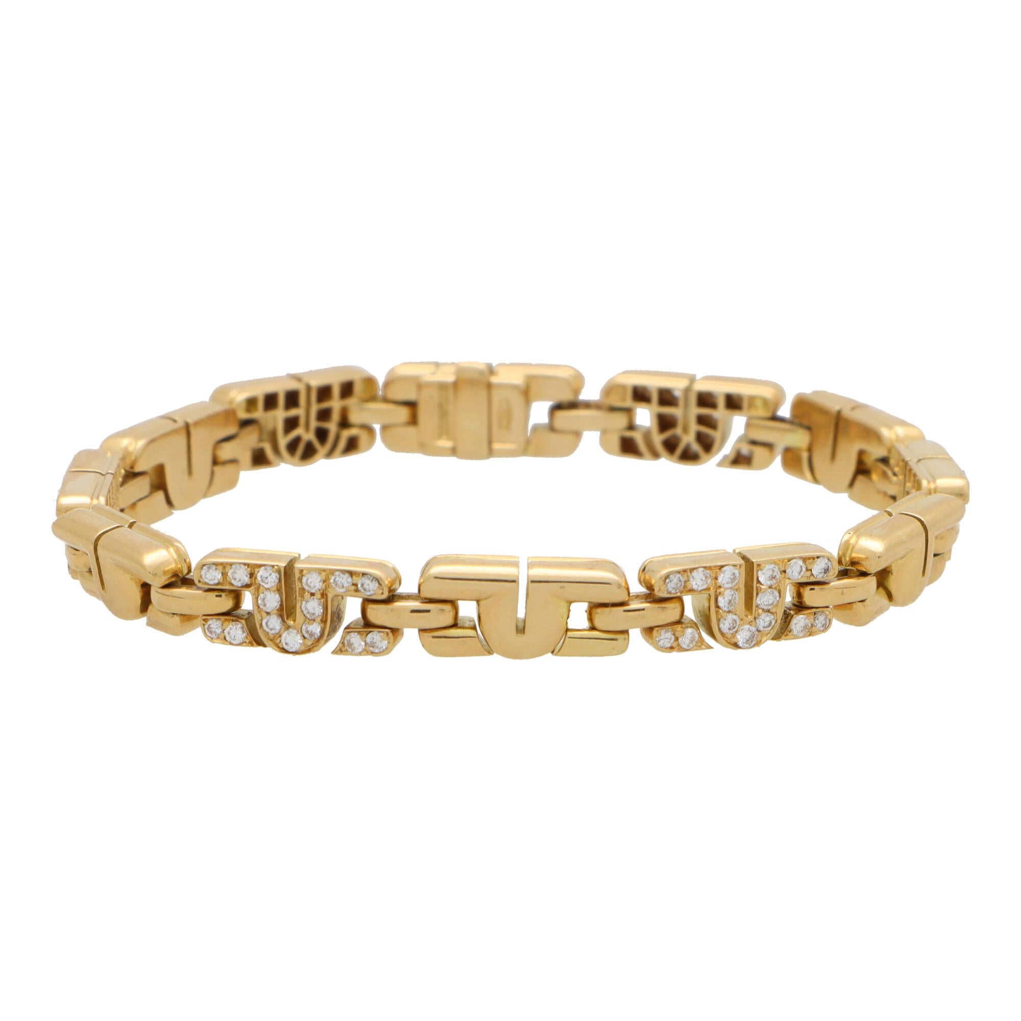 Bvlgari B.zero1 bangle bracelet 18k rose gold, 2 diamonds, L - Luxury Brand  Brokers