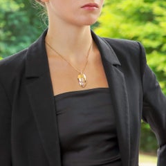 Vintage Bvlgari Serpenti Diamond and Rubellite Necklace in 18k Rose Gold